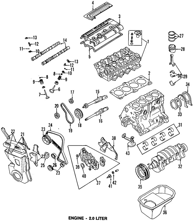 Foto de Rodamiento principal del Cigueal Original para Mitsubishi Eclipse Mitsubishi Outlander Mitsubishi Galant Mitsubishi Lancer Marca Mitsubishi Nmero de Parte MD316497