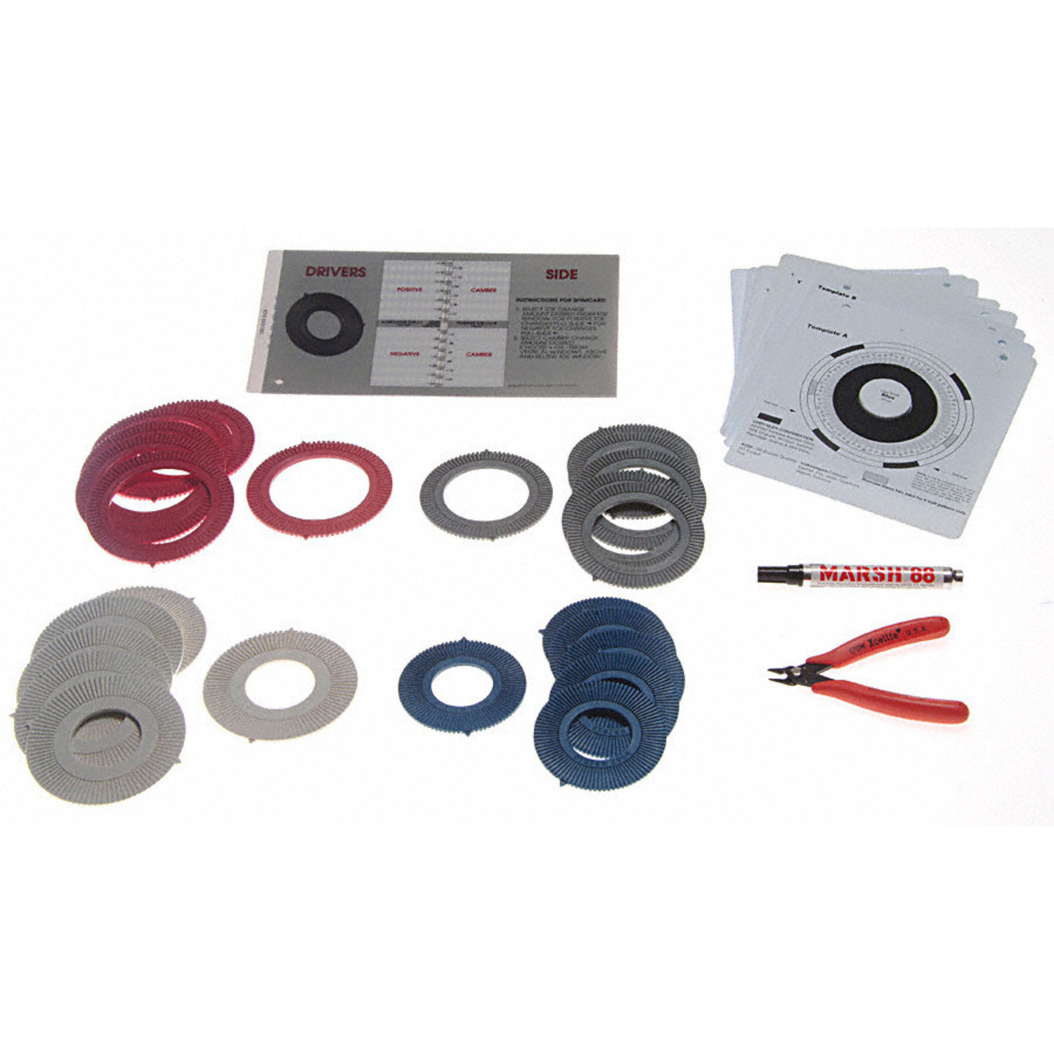 Foto de Kit Lminas de Alineacin  Caida / Convergencia para Suzuki Kia Isuzu Chrysler Dodge Eagle Plymouth Buick Cadillac Chevrolet... Marca MOOG Nmero de Parte SHIM1C