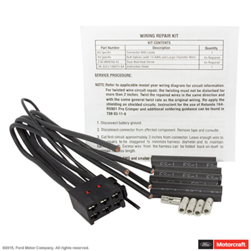 Foto de Conector del Interruptor del Ventilador Aire Acondicionado / Calefaccion para Ford Focus 2005 Marca MOTORCRAFT N�mero de Parte WPT-832