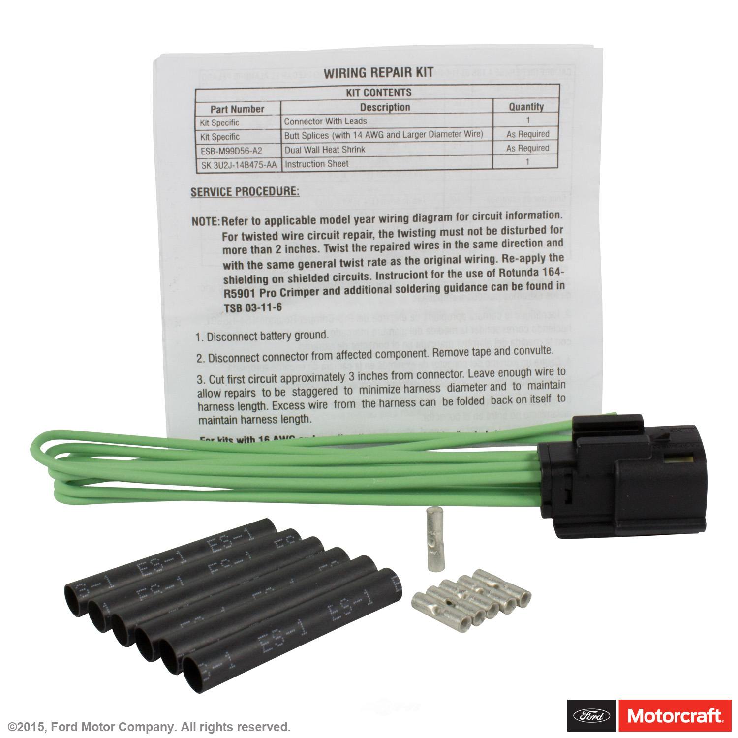 Foto de Conector de Luz de Retroceso Light para Lincoln MKX 2013 Marca MOTORCRAFT Nmero de Parte WPT-971