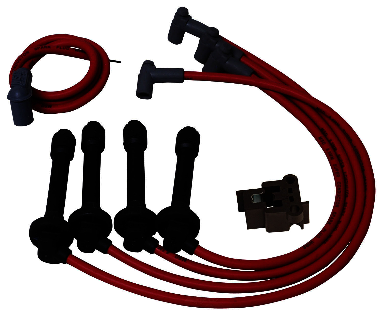 Foto de Juego de cables de buja Custom para Honda Civic 1992 1996 1997 1998 Marca MSD IGNIT. Nmero de Parte 35359