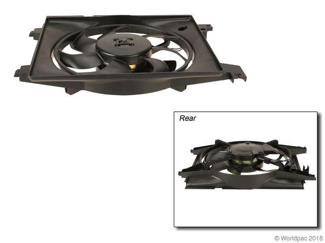Foto de Ventilador del Condesador del Aire Acondicionado para Hyundai Tiburon Hyundai Elantra Marca Mtc N�mero de Parte W0133-1961111