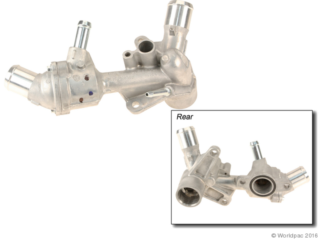 Foto de Kit de Termostato de Refrigerante del Motor  para Ford F-150 Ford Mustang Ford Expedition Lincoln Navigator Marca Motorcraft Nmero de Parte W0133-2064175