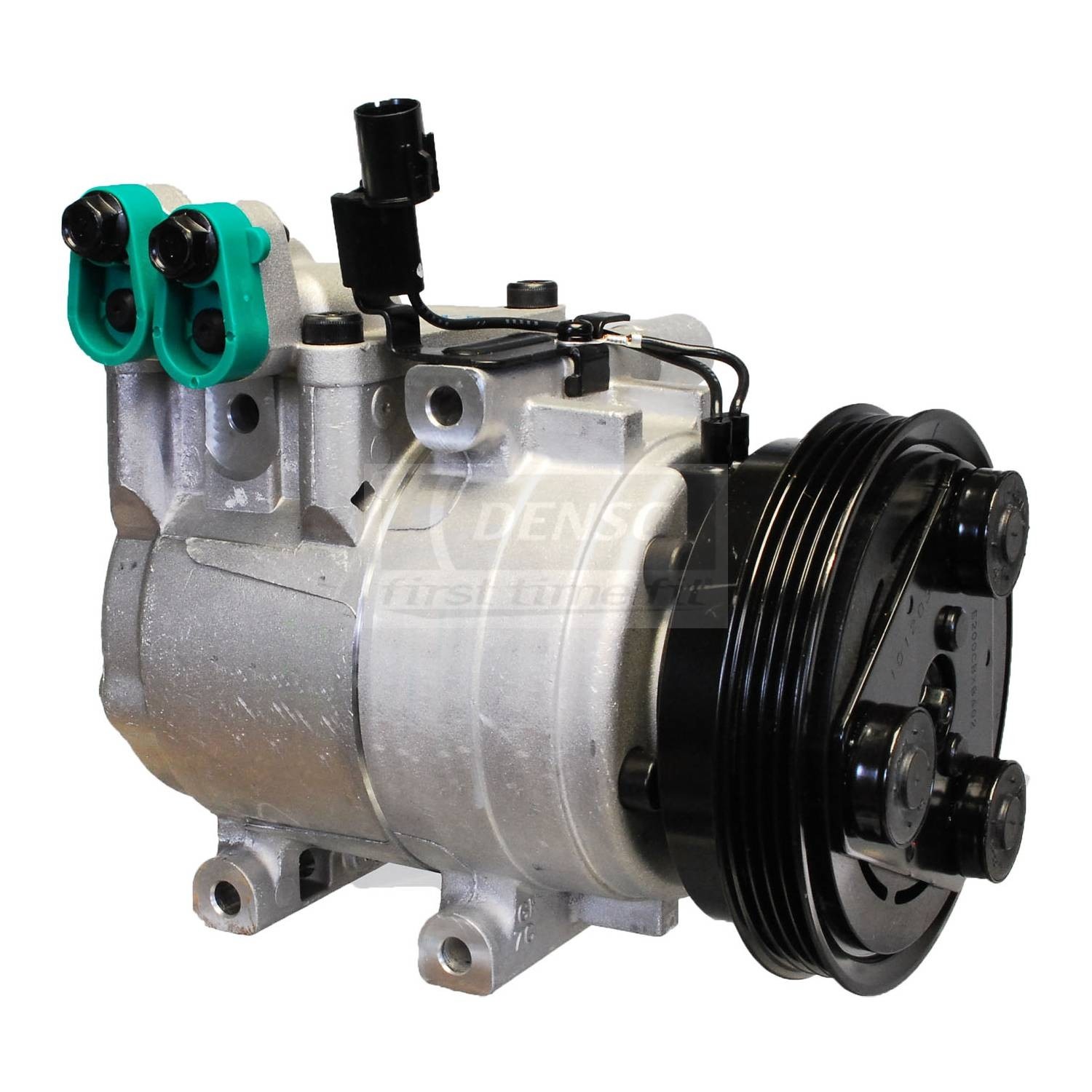 Foto de Compresor de Aire Acondicionado para Hyundai Accent 2001 2002 2003 2004 2005 Marca DENSO N�mero de Parte #471-6005
