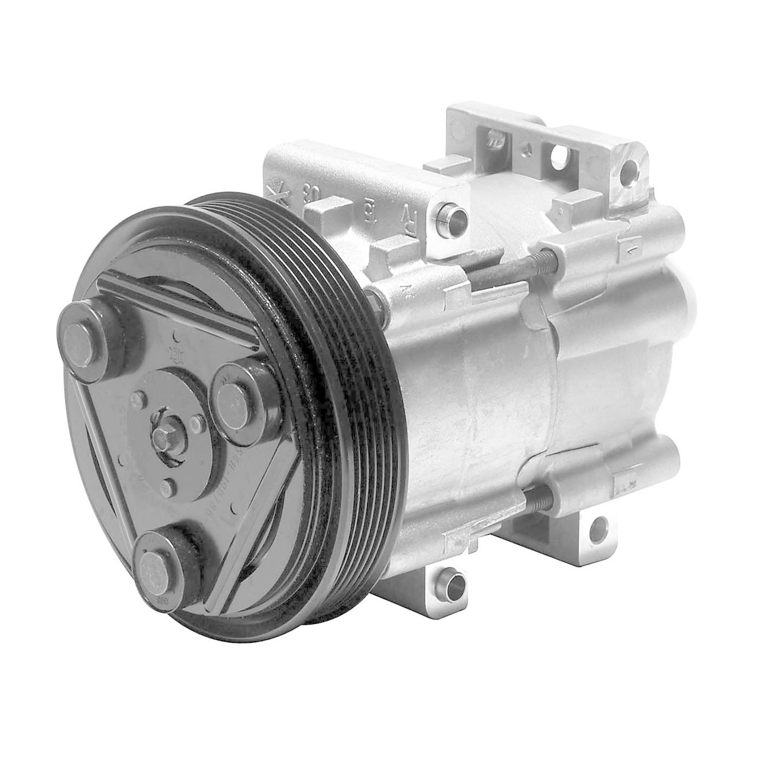 Foto de Compresor y embrague de Aire Acondicionado para Ford Focus 2000 2001 2002 Marca DENSO N�mero de Parte 471-8133