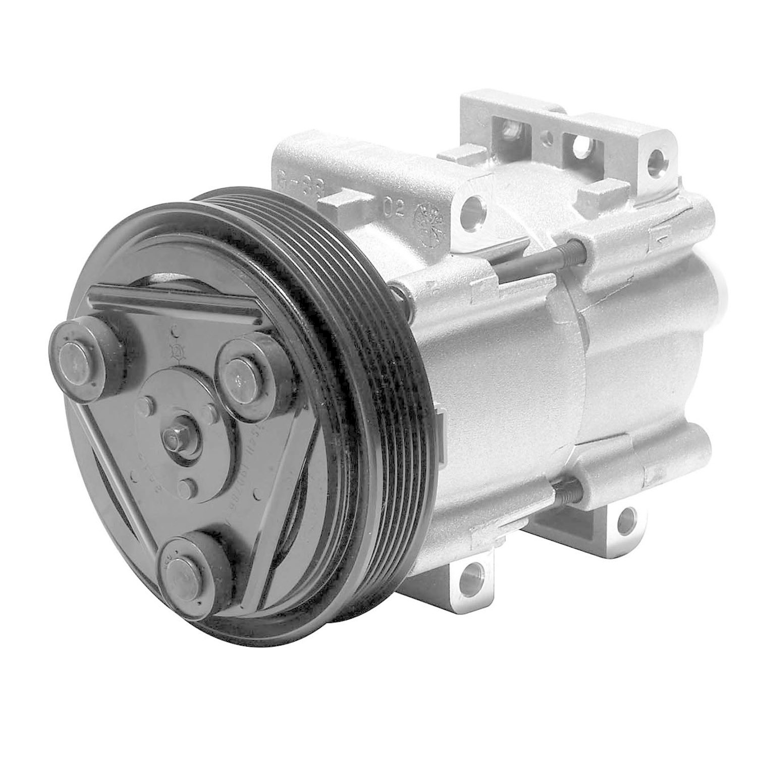 Foto de Compresor y embrague de Aire Acondicionado para Ford Focus 2000 2001 2002 Marca DENSO N�mero de Parte 471-8134