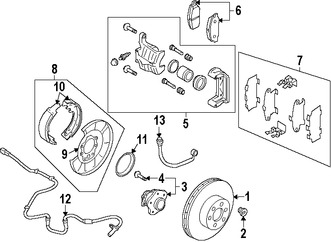 Foto de Tapa de Polvo de Rodamiento Original para Nissan Murano Nissan Altima Nissan Quest Nissan Pathfinder Nissan Maxima Marca NISSAN Nmero de Parte 43234CA100