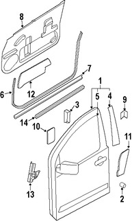 Foto de Canal de Crista Original para Nissan Titan Nissan Armada Nissan  Infiniti QX56 Marca NISSAN Nmero de Parte 802167S000