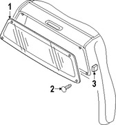Foto de Cristal Trasero Original para Nissan Titan Marca NISSAN Nmero de Parte 797007S200