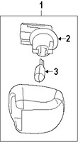 Foto de Lente de lmpara de placa Original para Nissan Armada Marca NISSAN Nmero de Parte 26510ZQ00A