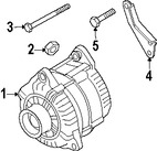 Foto de Alternador Original para Nissan Pathfinder 2005 2006 2007 Nissan Titan 2007 Nissan Armada 2007 Infiniti QX56 2007 Marca NISSAN Remanufacturado Nmero de Parte 2310MEA20ARW