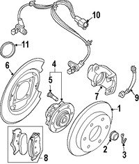 Foto de Tuerca de Junta de Homocinetica Original para Nissan Pathfinder Nissan Xterra Nissan Frontier Marca NISSAN N�mero de Parte 01223N004U
