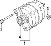 Foto de Alternador Original para Nissan Cube 2009 2010 2011 2012 2013 2014 Marca NISSAN Remanufacturado Nmero de Parte 231001FC1A