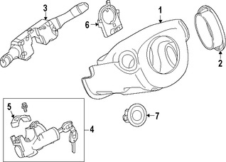 Foto de Interruptor Combinado Original para Nissan Rogue 2017 Marca NISSAN Nmero de Parte 255604BA7A