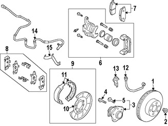 Foto de Lnea hidrulica de Freno Original para Nissan Rogue 2014 2015 2016 2017 Marca NISSAN Nmero de Parte 462104BA0E