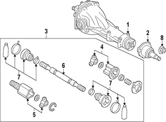 Foto de Tuerca de Eje Original para Infiniti Nissan Marca NISSAN Nmero de Parte 089116241A