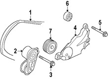 Foto de Perno de la polea del tensor de la correa Original para Nissan Infiniti Marca NISSAN Nmero de Parte 112983J200