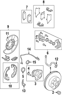 Foto de Conjunto de Cojinete de Rodamiento y Maza Original para Infiniti Nissan Marca NISSAN Nmero de Parte 432024GA0B