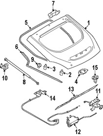 Foto de Puerta Trasera Original para Nissan 370Z Marca NISSAN N�mero de Parte KMA0M1EAMA