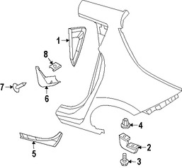 Foto de Protector de Estribo Original para Nissan Leaf 2013 2014 2015 2016 2017 Marca NISSAN Nmero de Parte 938833NF0A