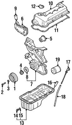 Foto de Engranaje de �rbol de levas Original para Nissan Sentra Marca NISSAN N�mero de Parte 130245M000