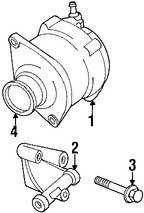 Foto de Polea del Alternador Original para Nissan Sentra 2002 2003 Nissan Altima 2002 2003 2004 Marca NISSAN Nmero de Parte 231516N200