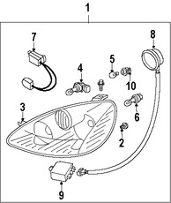 Foto de Modulo de Control de Faro de Xenon Original para Nissan Altima 2002 2003 2004 2005 2006 Marca NISSAN Nmero de Parte 260558J100