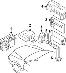 Foto de Mdulo de Control de la carrocera Original para Nissan Altima 2005 2004 2006 Marca NISSAN Nmero de Parte 284B1ZB000