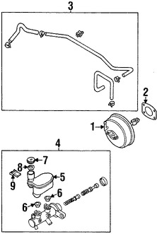 Foto de Empacadura de Depsito Cilindro Maestro de Freno Original para Nissan Altima 2002 2003 2004 2005 2006 Marca NISSAN Nmero de Parte 460452B100