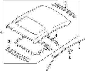 Foto de Panel de Techo Original para Nissan Altima 2002 2003 2004 2005 2006 Marca NISSAN N�mero de Parte 731008J030