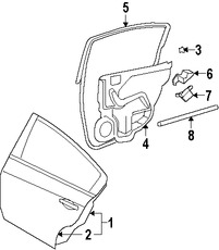 Foto de Panel externo de puerta Original para Nissan Altima 2008 2009 2010 2011 2012 2007 Marca NISSAN Nmero de Parte 82152JA030