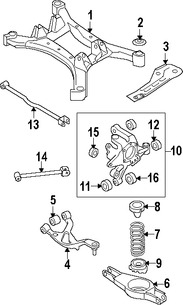 Foto de Buje del Muon de Suspensin Original para Nissan Altima Nissan Maxima Marca NISSAN Nmero de Parte 55157JA000