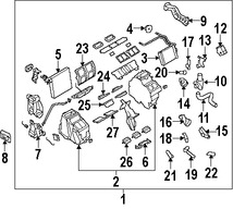 Foto de Ducto de Aire del Panel de Instrumentos Original para Infiniti FX35 Infiniti  Nissan GT-R Marca NISSAN N�mero de Parte 27126JK60A