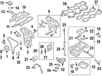 Foto de Sensor de Nivel de Aceite de Motor Original para Nissan GT-R Marca NISSAN Nmero de Parte 11145JF00A