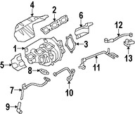 Foto de Tubo de Aceite del Turbo Original para Nissan GT-R Marca NISSAN Nmero de Parte 15192JF00C