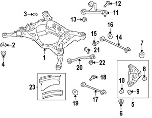 Foto de Muon de Suspensin Original para Nissan GT-R 2015 2016 2017 2009 2010 Marca NISSAN Nmero de Parte 43018JF00A