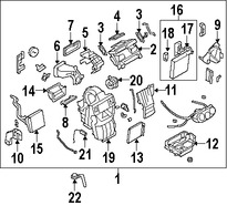 Foto de Recipiente del nucleo del evaporador del aire acon Original para Nissan Versa 2007 2008 2009 2010 2011 2012 Marca NISSAN Nmero de Parte 27280ZN90A