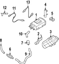 Foto de Sensor de oxigeno Original para Nissan Infiniti Marca NISSAN N�mero de Parte 226A0ET000