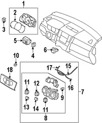 Foto de Lente de Panel de Instrumentos Original para Nissan Versa 2007 2008 2009 2010 2011 2012 Marca NISSAN N�mero de Parte 24813ED001
