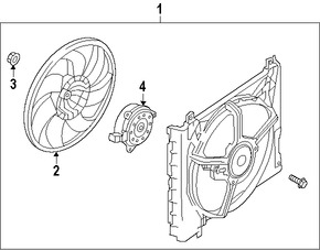 Foto de Motor del ventilador de enfriado Original para Nissan Versa Nissan Versa Note Marca NISSAN Nmero de Parte 214871KA0E