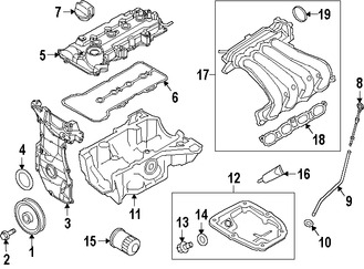 Foto de Crter Original para Nissan Versa Nissan Versa Note Marca NISSAN Nmero de Parte 111103HC0A