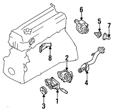 Foto de Brida de Drenaje de Refrigerante de Motor Original para Nissan Altima 1993 1994 1995 1996 1997 Marca NISSAN Nmero de Parte 110601E400