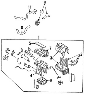 Foto de Valvula de Control Calentamiento Original para Nissan Altima 1994 1995 1996 1997 Marca NISSAN Nmero de Parte 922301E401