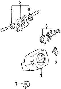 Foto de Interruptor Combinado Original para Nissan Marca NISSAN N�mero de Parte 2554040U60