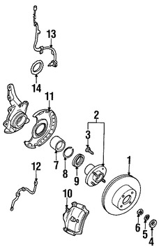 Foto de Rodaje de Rueda Original para Infiniti Nissan Marca NISSAN Nmero de Parte 4021030R01