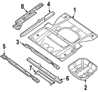 Foto de Estribo Original para Nissan Quest 2004 2005 2006 2007 2008 2009 Marca NISSAN Nmero de Parte 76450CK030