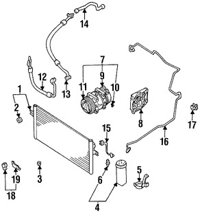 Foto de Sensor de Temperatura Ambiental Original para Nissan Infiniti Marca NISSAN N�mero de Parte 2771031U00