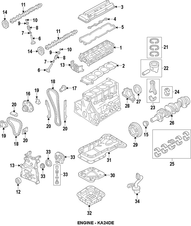 Foto de Culata del motor Original para Nissan Altima 1998 1999 2000 2001 Marca NISSAN Nmero de Parte 110400Z800