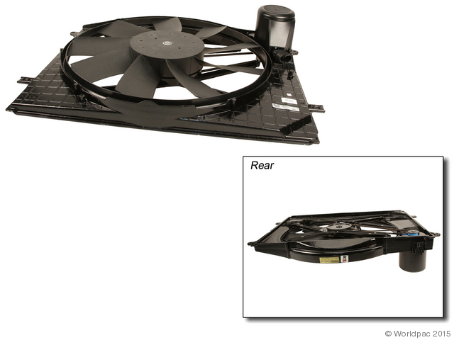 Foto de Montura de ventilador de enfriado de motor para Mercedes-Benz CL500 Mercedes-Benz CL55 AMG Mercedes-Benz S430 Mercedes-Benz S500 Mercedes-Benz S55 AMG Marca Nissens Parte #W0133-1597312