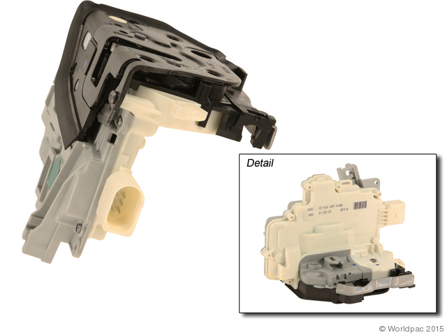 Foto de Conjunto de pestillo de puerta para Audi, Porsche, Volkswagen Marca Genuine Nmero de Parte W0133-1938984